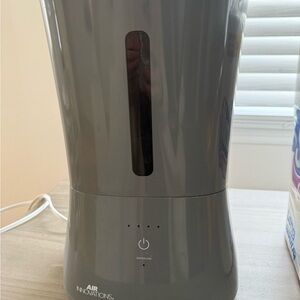 Gray Humidifier with Touch Controls